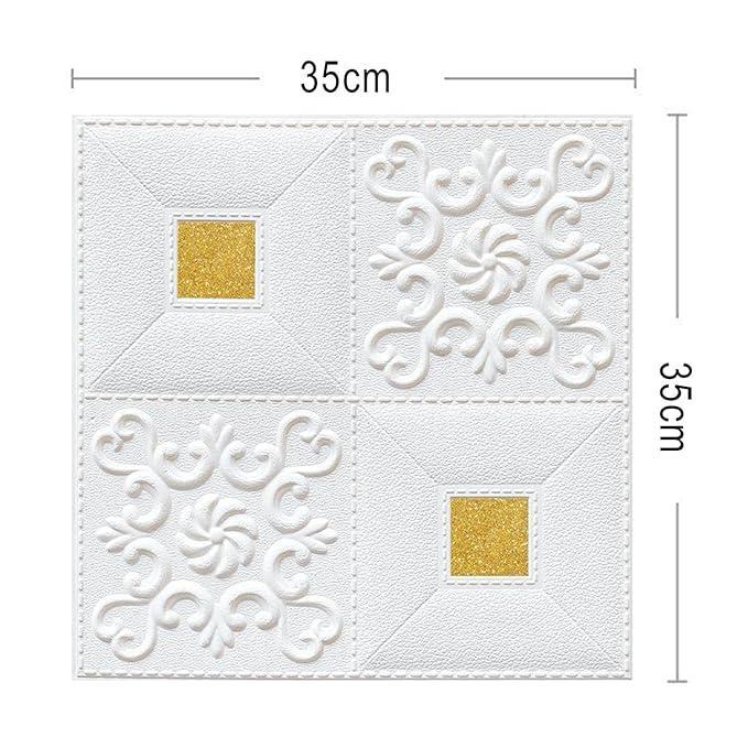 White 3D Calligraphy Wall Sticker - 8 Pcs for Trendy Indoor Decor